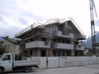 Condominio Aldo Moro in fase di costruzione a Tolmezzo (Ud) 